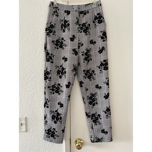 Floral Pattern Pants